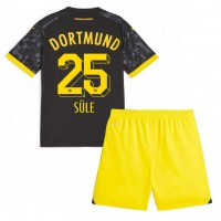 Echipament fotbal Borussia Dortmund Niklas Sule #25 Tricou Deplasare 2023-24 pentru copii maneca scurta (+ Pantaloni scurti)